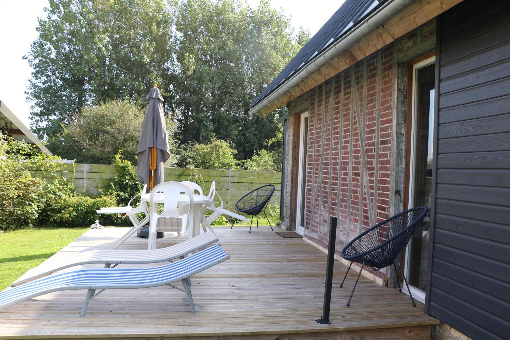 Jolie Maison En Bord De Mer A Pourville Hautot-sur-Mer エクステリア 写真